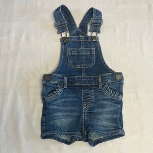 GAP Blue Denim Overalls Relaxed Fit